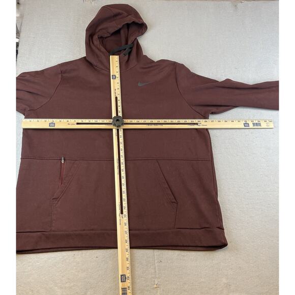 Nike Training Therma Mens 3XL Burgundy Pullover Sweatshirt Hoodie - Picture 9 of 11